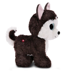 NICI - Glubschis - Peluche de pie - Husky Barkley - 15 cm - Animales de peluche