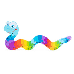 New Classic Toys - Rompecabezas del Alfabeto - Serpiente - Juguetes Educativos