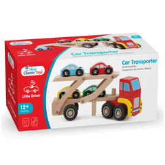 New Classic Toys - Car Transporter With 4 Vehicles - Play Vehicles