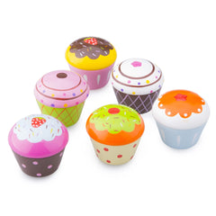 New Classic Toys - Surtido de Cupcakes en Caja de Regalo - Profesiones de Imaginación y Juego de Roles