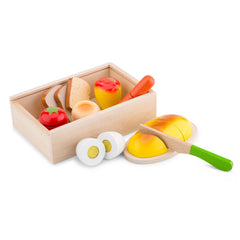 New Classic Toys - Cuttingset - Caja de Desayuno - Profesiones Imaginarias y Juego de Roles