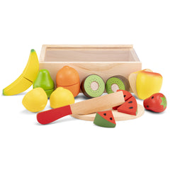 New Classic Toys - Cuttingset - Fruit Box - Pretend Professions & Role Playing