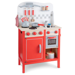 New Classic Toys - Kitchenette - Deluxe - Red - Pretend Professions & Role Playing