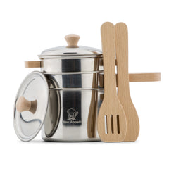 New Classic Toys - Juego de Sartenes de Metal - Profesiones de Imaginación y Juego de Roles