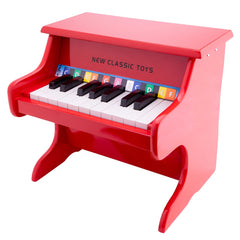 New Classic Toys - Piano - 18 Teclas - Rojo - Instrumentos Musicales