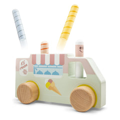 New Classic Toys - Pop Up - Camión de Helados - Juguetes de Actividad para Bebés