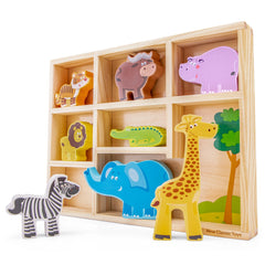 New Classic Toys - Safari Animals In Box - Educational Toys