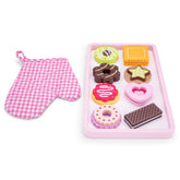 New Classic Toys - Set de Dulces con Manopla de Horno - Profesiones de Imaginación y Juego de Roles