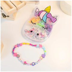 Nice - Set de Caja Pocket de Unicornio con Cuentas Abc - Artes y Manualidades