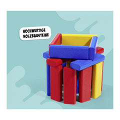 Noris - 3 juegos de bloques de construcción coloridos - Juegos de mesa - Edición internacional - Juegos de mesa