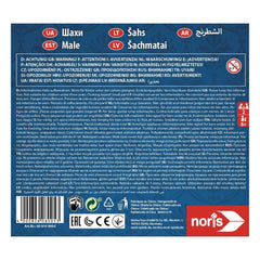 Noris - Ajedrez Magnético Deluxe en Caja de Madera - Juegos de Mesa - Edición Internacional - Juegos de Mesa