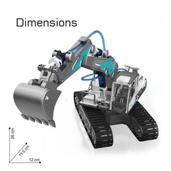 ODS - Play Vehicles - DIY 3-in-1 Hydraulic Excavator - STEM Learning - 8+ Yrs