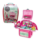 ODS - Pretend Professions - Zainetto Cucina 2-in-1 Kitchen Backpack - Pink - 3 Years