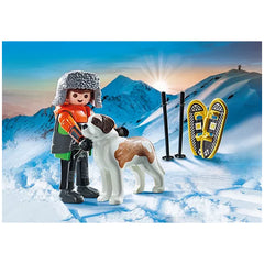 PLAYMOBIL - MY LIFE Hiker with Saint Bernard - Toy Playsets