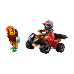 PLAYMOBIL - Quad Offroad - Juegos de Juguete - +4 - Aventura - 72064 - 80772064