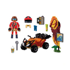 PLAYMOBIL - Quad Offroad - Juegos de Juguete - +4 - Aventura - 72064 - 80772064