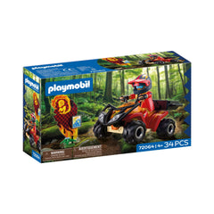 PLAYMOBIL - Quad Offroad - Juegos de Juguete - +4 - Aventura - 72064 - 80772064