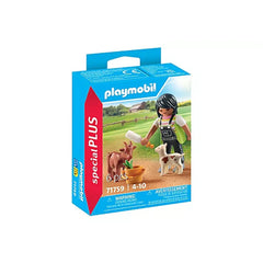 PLAYMOBIL - Woman-with-Goats - Toy Playsets
