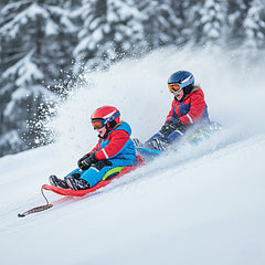 PROSPERPLAST - Trineo Race S Rojo - Equipamiento de Juego al Aire Libre