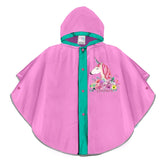 Perletti - Ponchos - Poncho de lluvia Unicornio Mágico - Reflectante - 3-6 Años