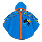 Perletti - Ponchos - Poncho de lluvia Monster Truck - Reflectante - 3-6 Años