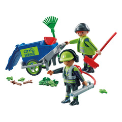 Playmobil City Action Figure Set Cleaning Team - 71434