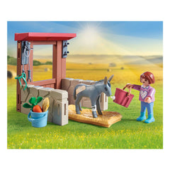 Playmobil Country Farm Veterinarian With The Donkeys - 71471