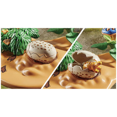 Playmobil Dinos Nido de Estegosaurio con Ladrón de Huevos - 71526
