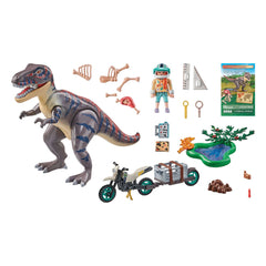 Playmobil Dinos T-Rex Investigación de Huellas - 71524