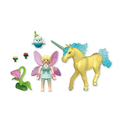 Playmobil - Unicornios Mágicos Sunshine Blossom con Hada - Juegos de Juguete