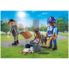 Playmobil - Police-Search-With-Dog - Toy-Playsets