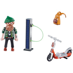Playmobil Special Plus Hipster With E-Scooter - 70873