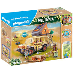 Playmobil Wiltopia With The Off-Road Vehicle At The Lions - 7129