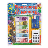 RS Toys - Banknotes and Coins Mini Calculator Credit Card Set - Pretend Professions Role Playing