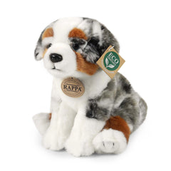 Rappa - Perro Pastor Australiano de Peluche de 23 cm - Animales de Peluche