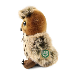 Rappa - Plush owl 20 cm ECO-FRIENDLY - Stuffed Animals