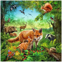 Ravensburger - Animales de la Tierra - 3x49 Piezas - Rompecabezas