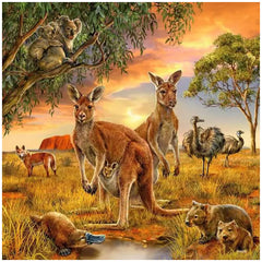 Ravensburger - Animales de la Tierra - 3x49 Piezas - Rompecabezas