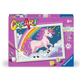 Ravensburger - Manualidades y creatividad - CreArt Unicornio Neón Rosa - 9+ Años