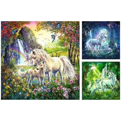 Ravensburger - Hermosos Unicornios - 3x49 Piezas - Rompecabezas
