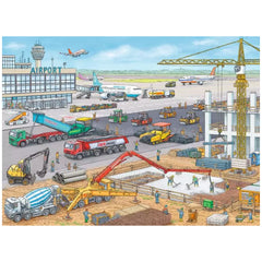 Ravensburger - Sitio de Construcción en el Aeropuerto - 100 Piezas - Rompecabezas
