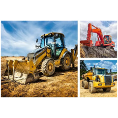 Ravensburger - Construction Vehicles In Use - 3x49 Pieces - Puzzles