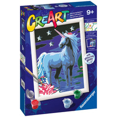Ravensburger - Creart Unicornio Mágico - Pintura por Números - Artes y Manualidades