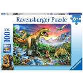 Ravensburger - Dinosaurs - With The Dinosaurs - 100 Pieces - Puzzles