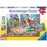 Ravensburger - Sirenas Mágicas - 2x24 Piezas - Rompecabezas