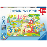Ravensburger - My Favorite Dinosaurs - 2x12 Pieces - Puzzles