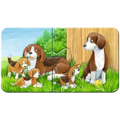 Ravensburger - Mis Primeros Rompecabezas - Familias de Animales en la Granja - 2X9 Piezas - Rompecabezas