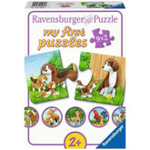 Ravensburger - Mis Primeros Rompecabezas - Familias de Animales en la Granja - 2X9 Piezas - Rompecabezas