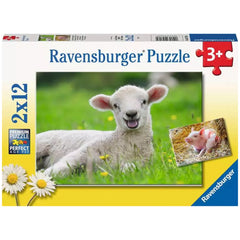 Ravensburger - Our Farm Animals - 2x12 Pieces - Puzzles
