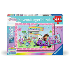 Ravensburger - Puzzle 2x24 Piezas Gabby's Dollhouse - Puzzles